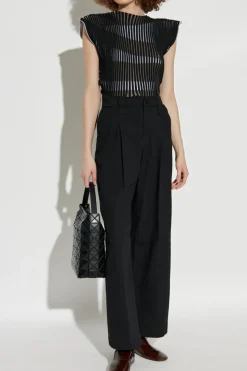Issey Miyake BLACK Pleated trousers