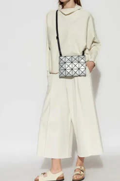 Issey Miyake cream Pleated pants
