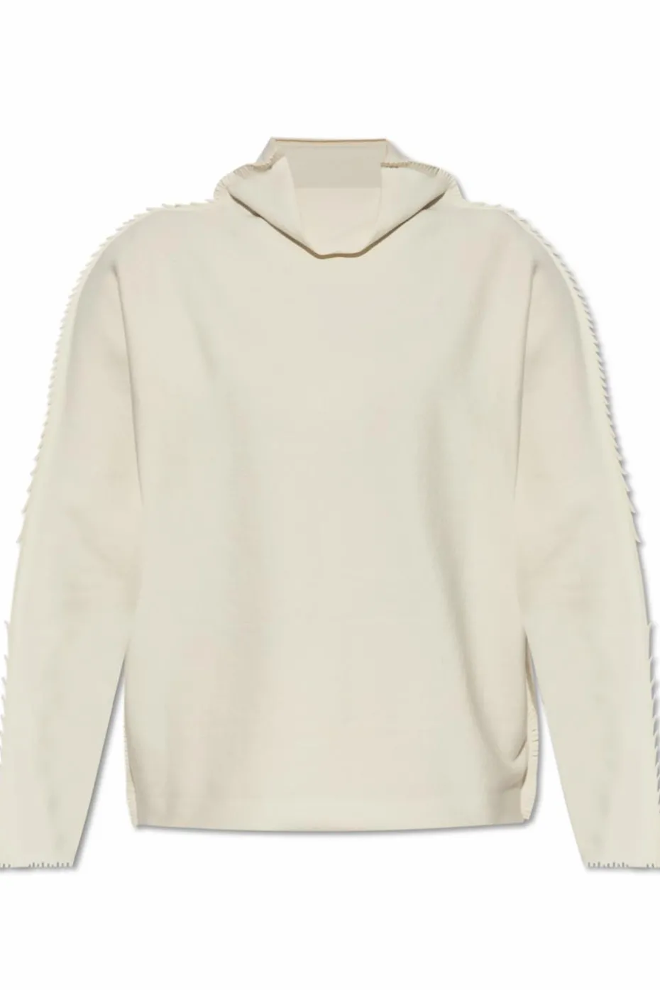 Issey Miyake cream Sweater with decorative finishing
