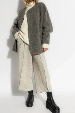 Issey Miyake cream Turtleneck with wool finish