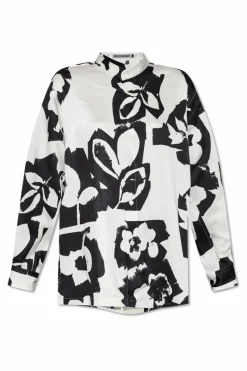 Issey Miyake WHITE Printed Shirt