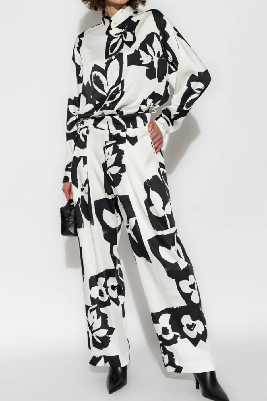 Issey Miyake WHITE Printed Shirt