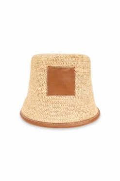 Jacquemus beige Braided hat 'Soli'