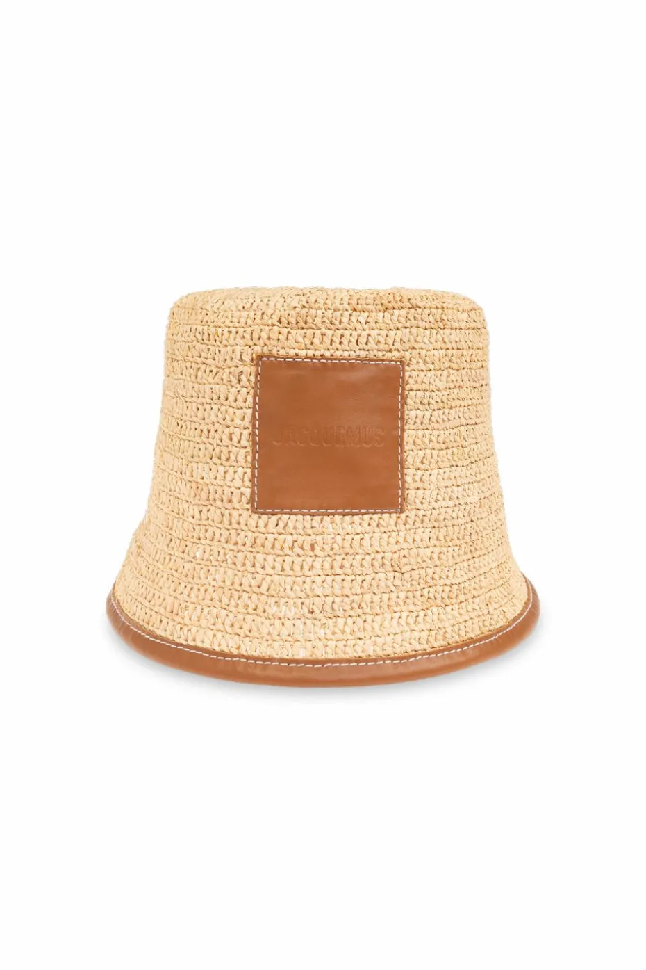 Jacquemus beige Braided hat 'Soli'