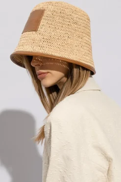 Jacquemus beige Braided hat 'Soli'