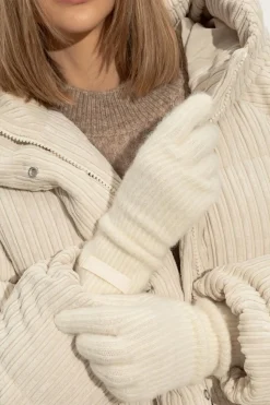 Jacquemus beige Gloves with logo