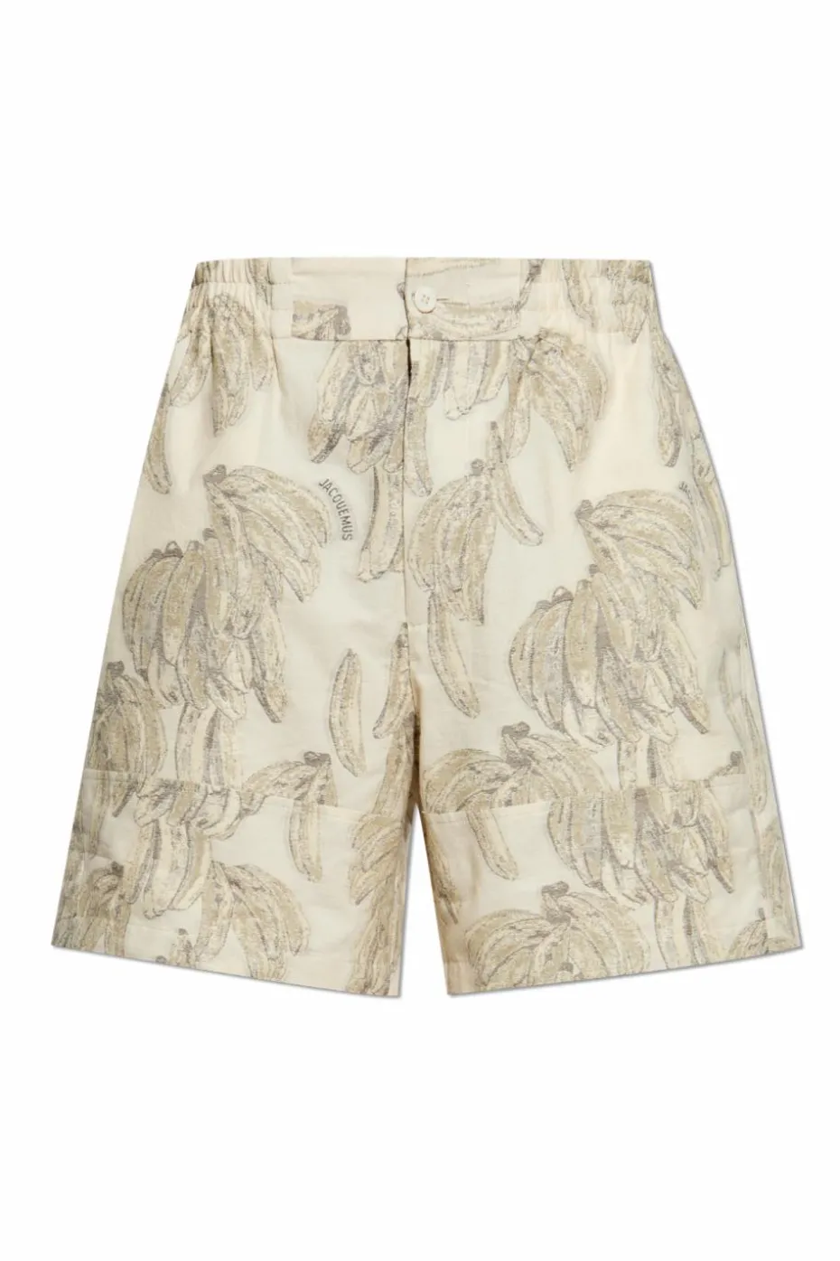 Jacquemus beige Patterned shorts