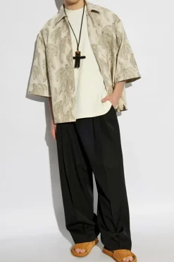 Jacquemus beige Patterned shirt