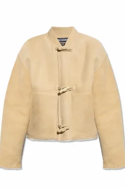 Jacquemus beige Sheepskin coat Le Blouson Telo