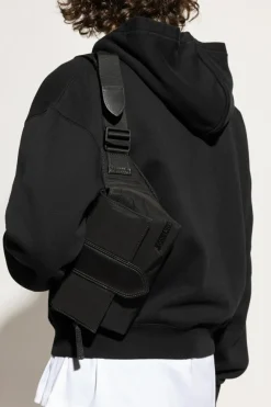 Jacquemus BLACK Dog carrier bag `Bambino`