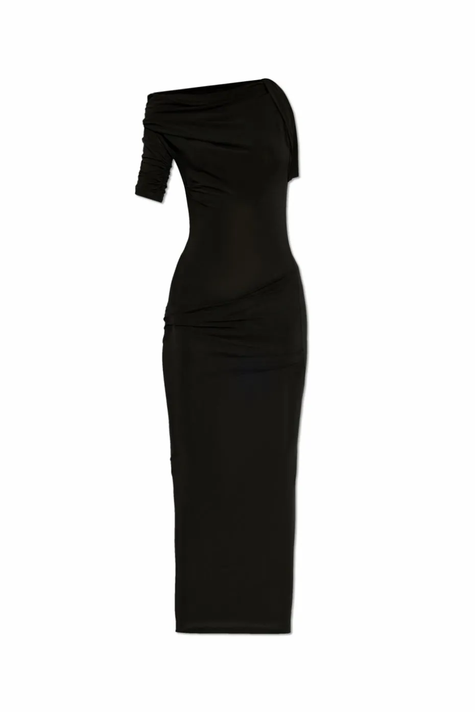 Jacquemus BLACK Drapeado Dress