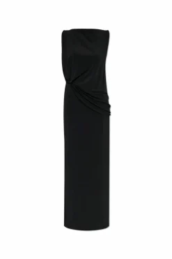 Jacquemus BLACK Dress Peplo Longue