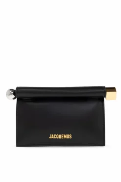 Jacquemus BLACK Handbag "Rond Carré Small"