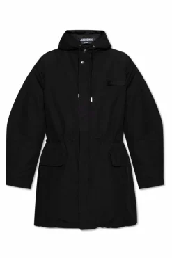 Jacquemus BLACK Jacket Marrone type parka