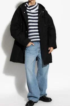 Jacquemus BLACK Jacket Marrone type parka