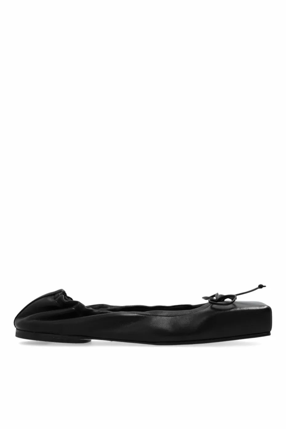 Jacquemus BLACK Leather Ballet Flats