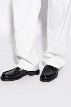 Jacquemus BLACK Leather loafers