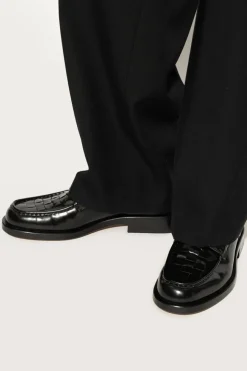 Jacquemus BLACK Leather shoes Les Derbies Tresses