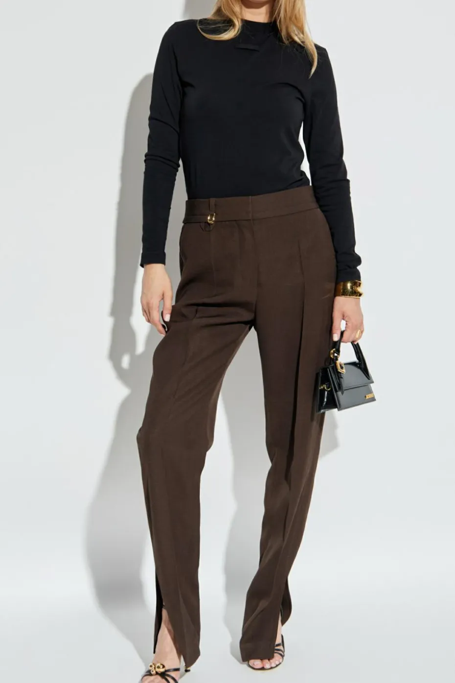 Jacquemus BLACK Long sleeve T-shirt