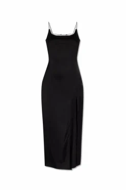 Jacquemus BLACK ‘Notte’ slip dress