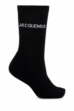 Jacquemus BLACK Socks with logo