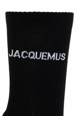 Jacquemus BLACK Socks with logo