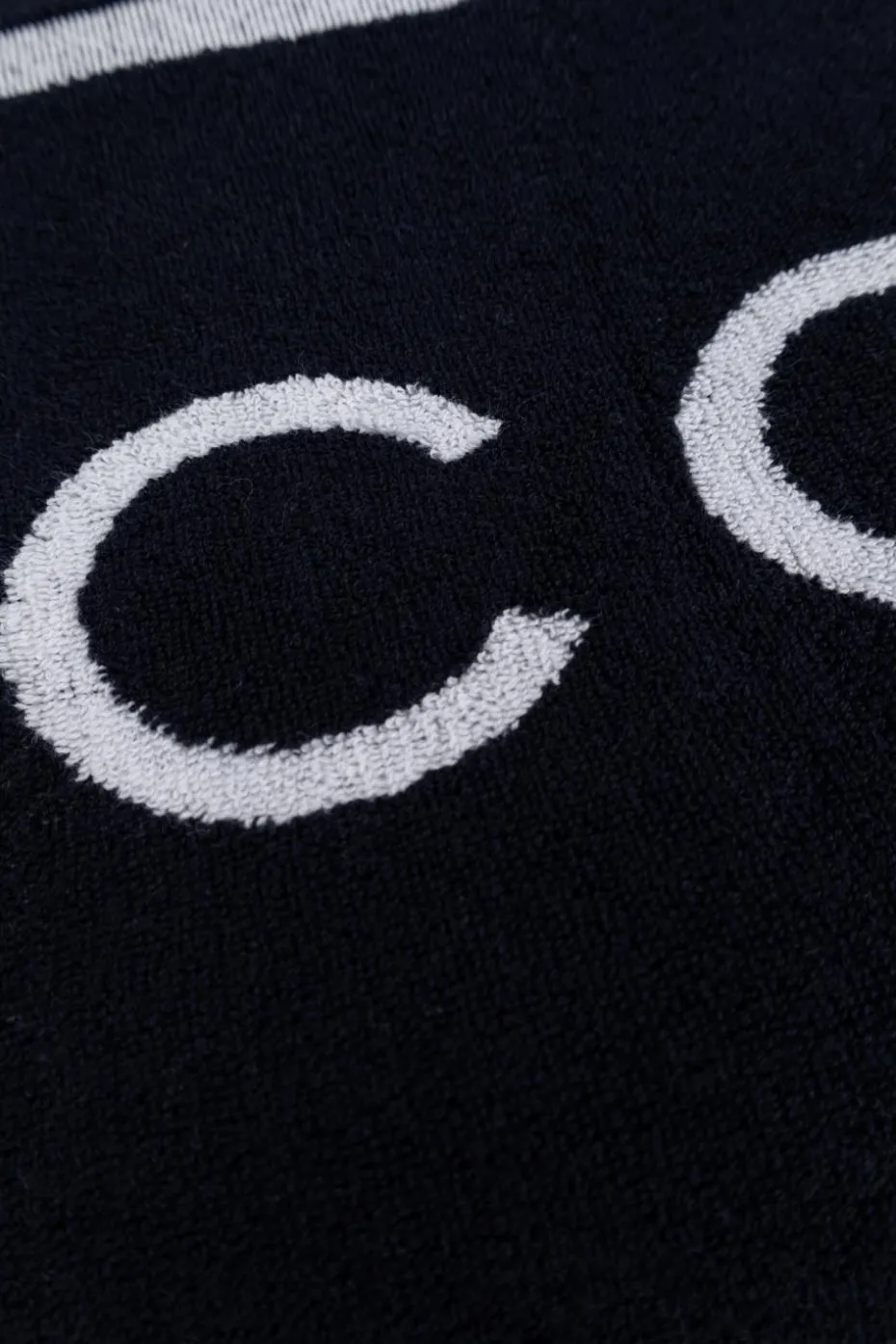 Jacquemus BLACK Towel with logo