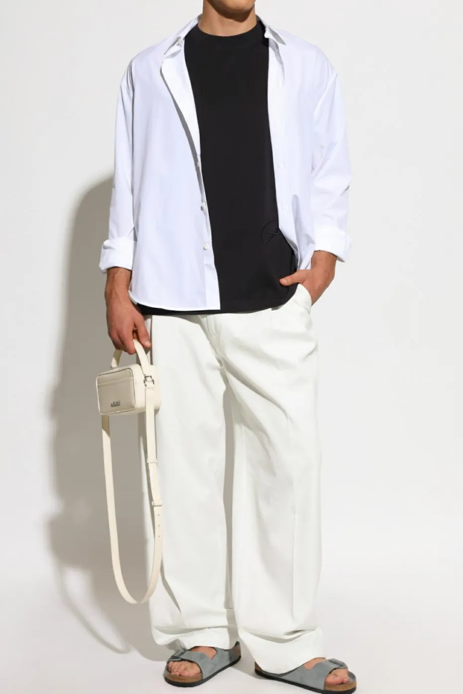 Jacquemus BLACK T-shirt with logo
