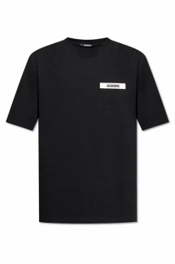 Jacquemus BLACK T-shirt with logo
