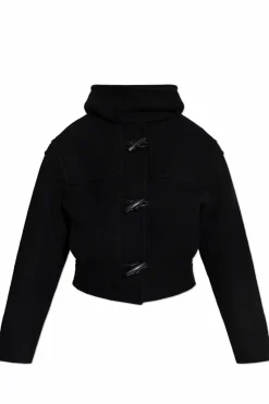 Jacquemus BLACK Wool jacket with hood