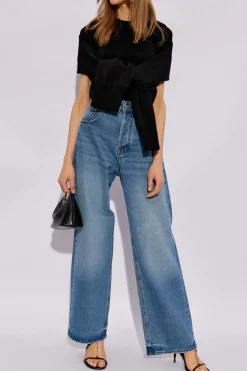Jacquemus BLUE Jeans with wide legs