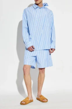 Jacquemus BLUE Logo shorts