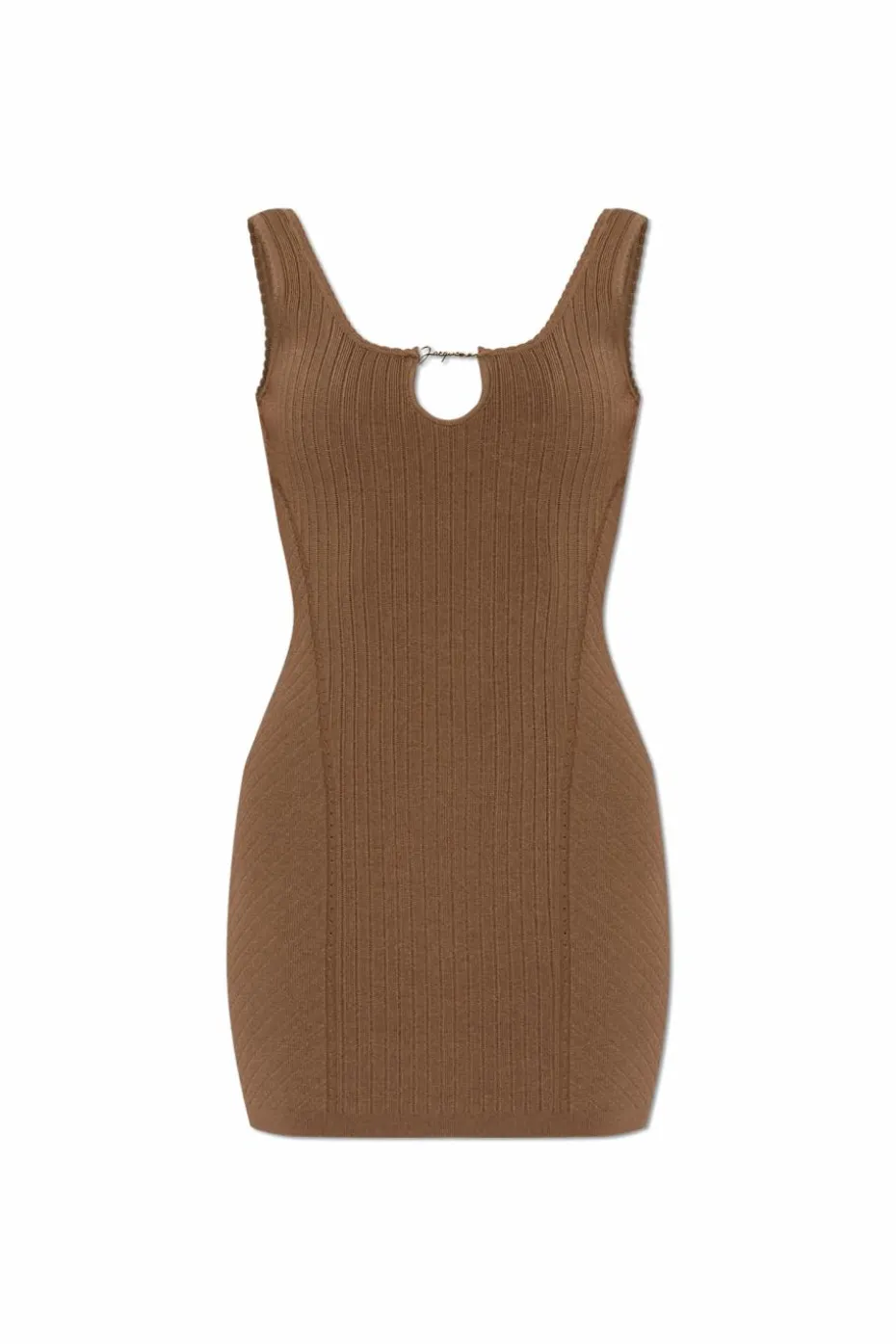 Jacquemus BROWN Dress with logo