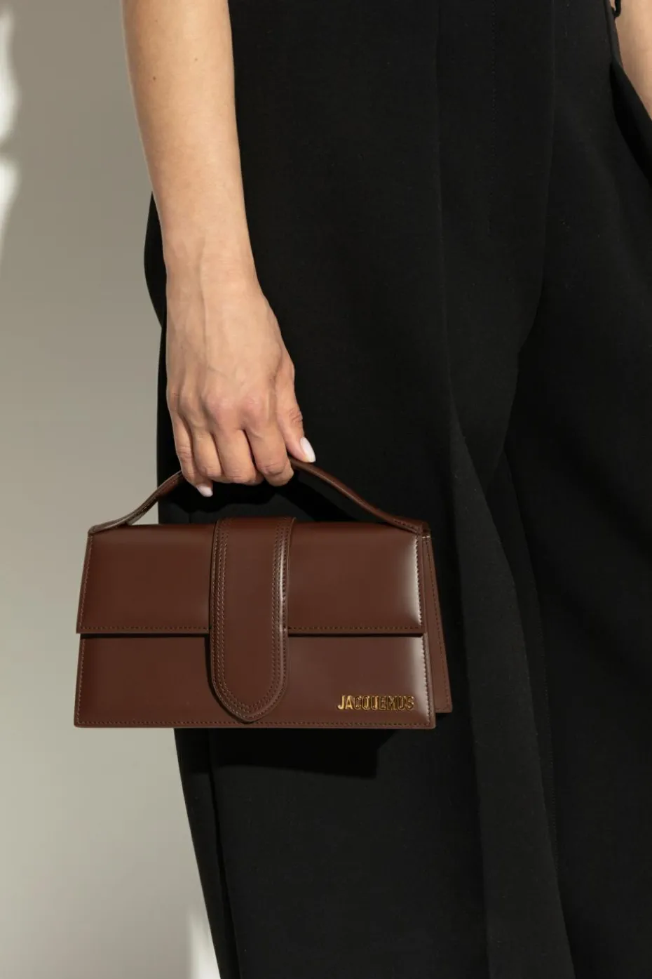 Jacquemus BROWN Handbag "Bambino Large"