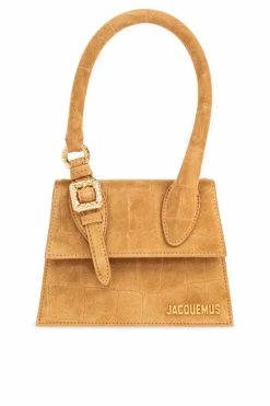 Jacquemus BROWN Handbag Le Chiquito Moyen Boucle