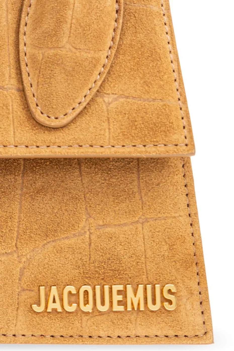 Jacquemus BROWN Handbag Le Chiquito Moyen Boucle
