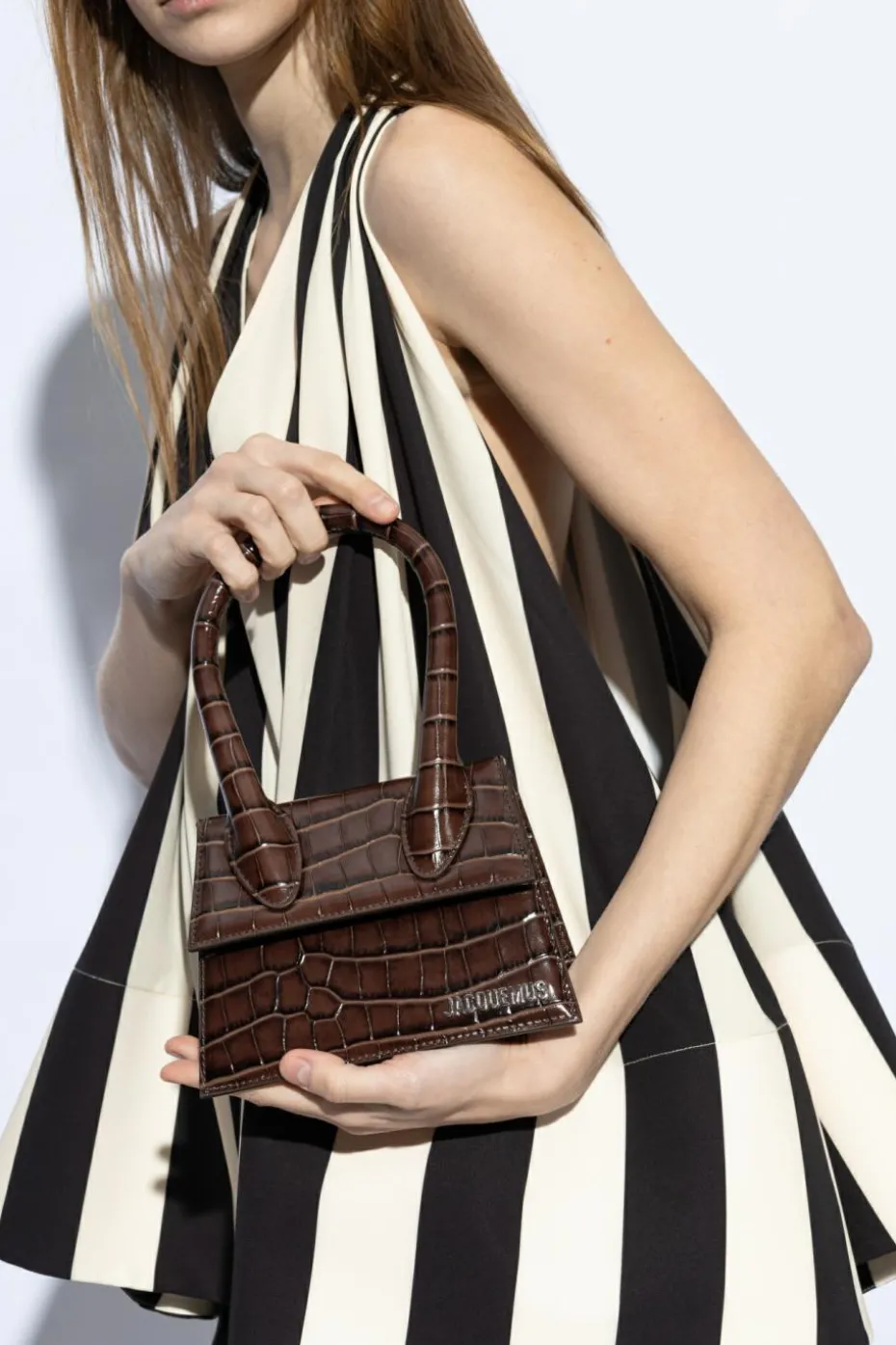 Jacquemus BROWN Handbag Le Chiquito Moyen