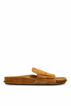 Jacquemus BROWN Leather Slides