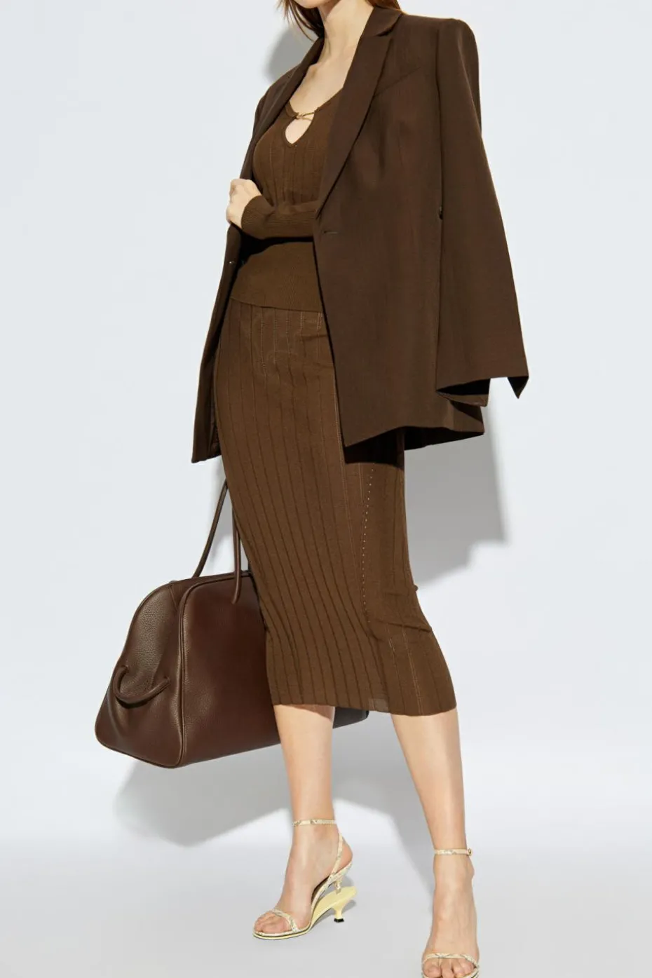 Jacquemus BROWN Skirt 'Pralu'