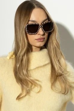 Jacquemus BROWN Sunglasses Cabana