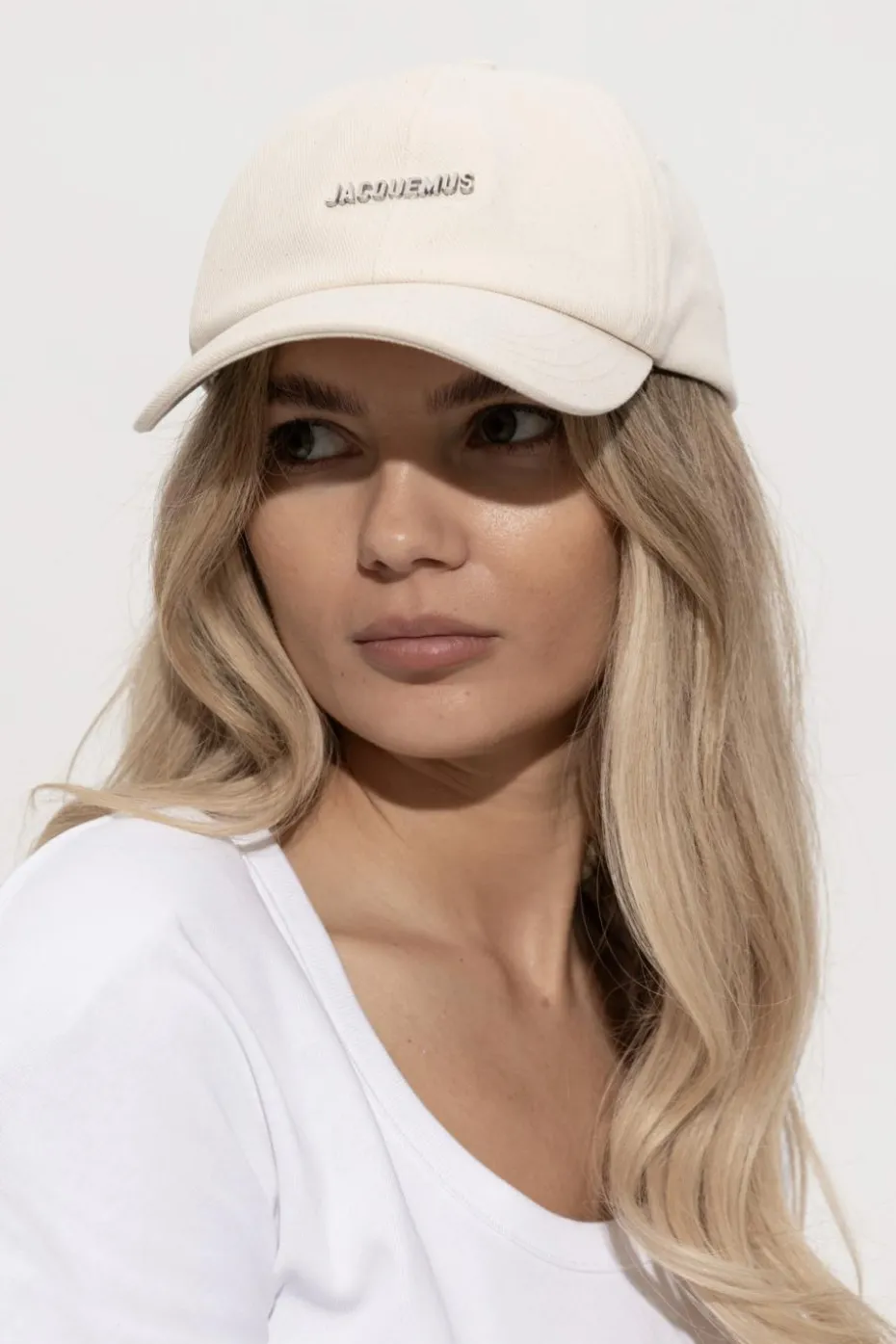 Jacquemus cream Baseball cap