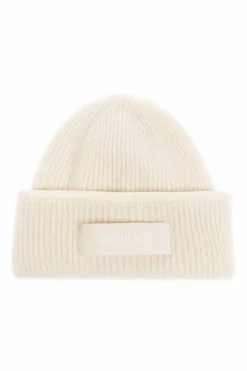 Jacquemus cream Cap with logo