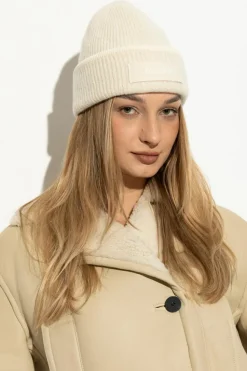 Jacquemus cream Cap with logo