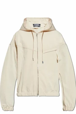Jacquemus cream Hooded jacket āBateauā