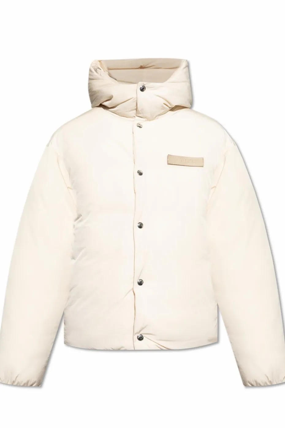 Jacquemus cream Jacket with logo