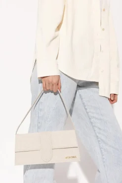 Jacquemus cream ‘Le Bambino Long’ shoulder bag