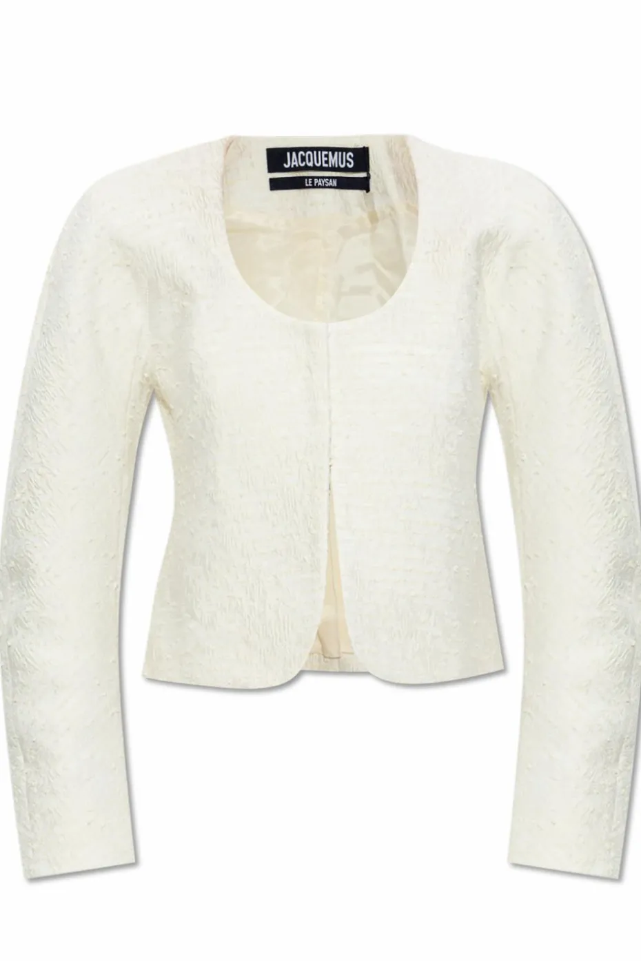 Jacquemus cream Patterned blazer