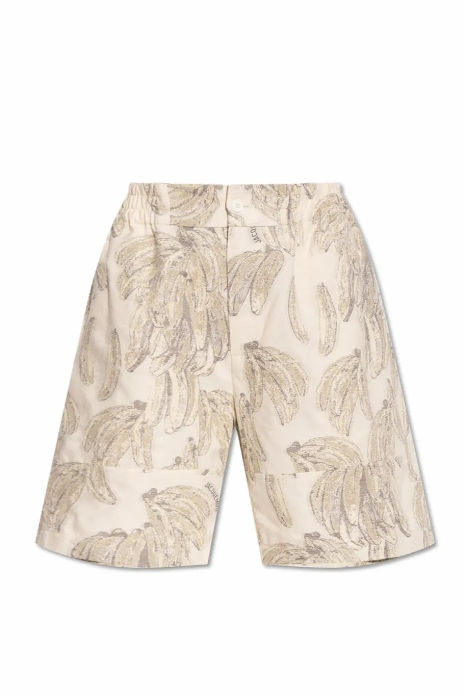 Jacquemus cream Patterned shorts