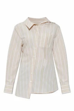 Jacquemus cream Shirt with logo