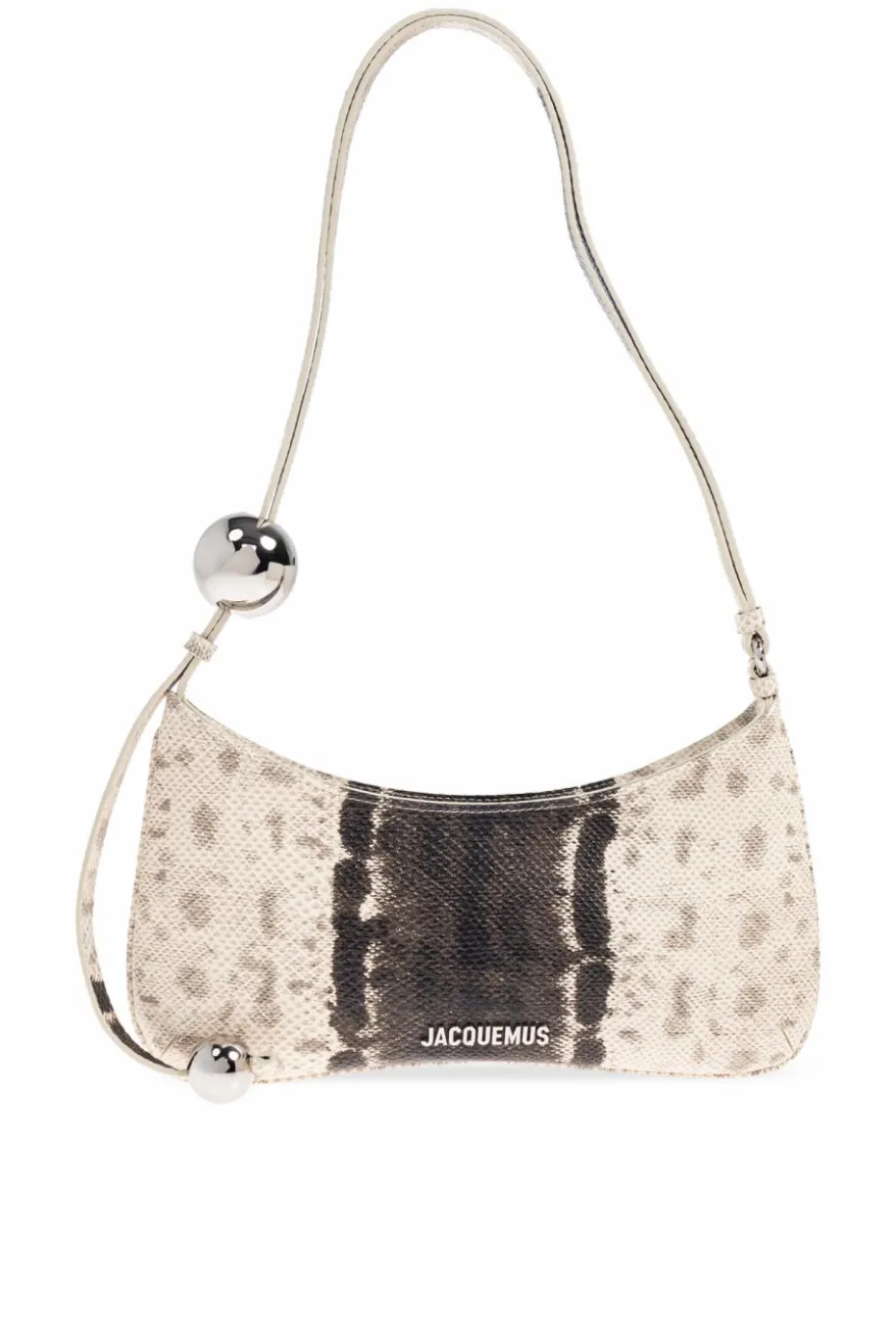 Jacquemus cream Shoulder bag "Le Bisou Perle"